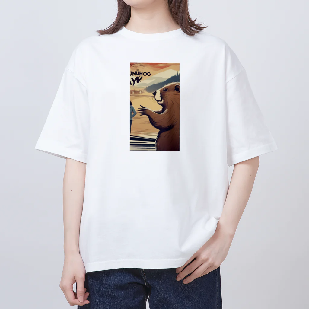 wtr3045の働き者のカピバラ Oversized T-Shirt