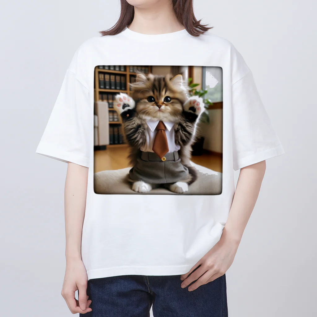 LISPの可愛い猫ちゃん06 Oversized T-Shirt