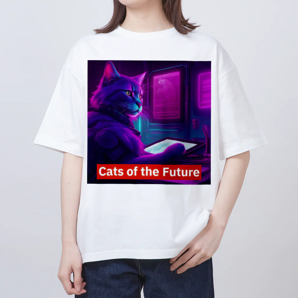 THE NOBLE LIGHTのCats of the Future Oversized T-Shirt