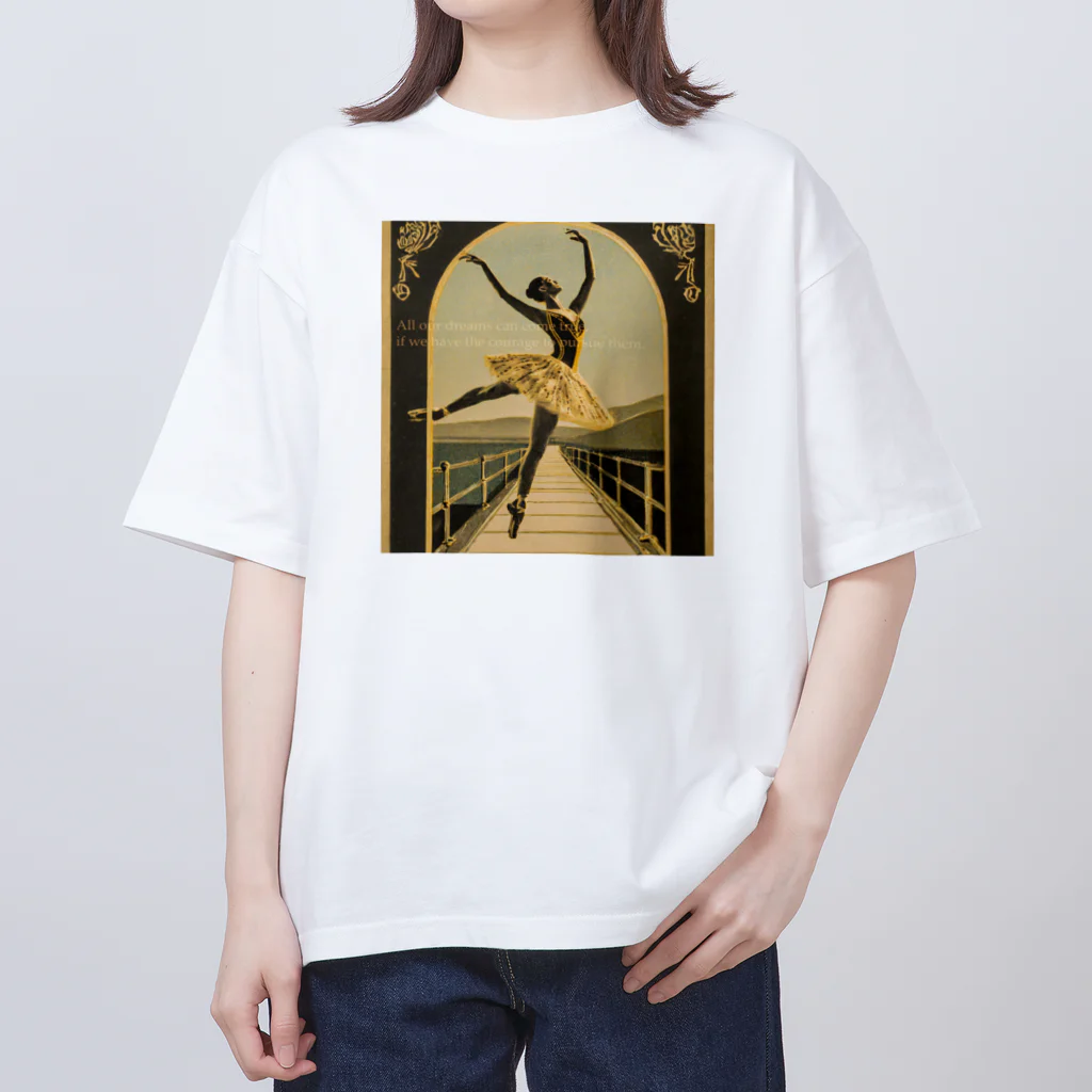 mana美術のバレリーナ#5 オーバーサイズTシャツ