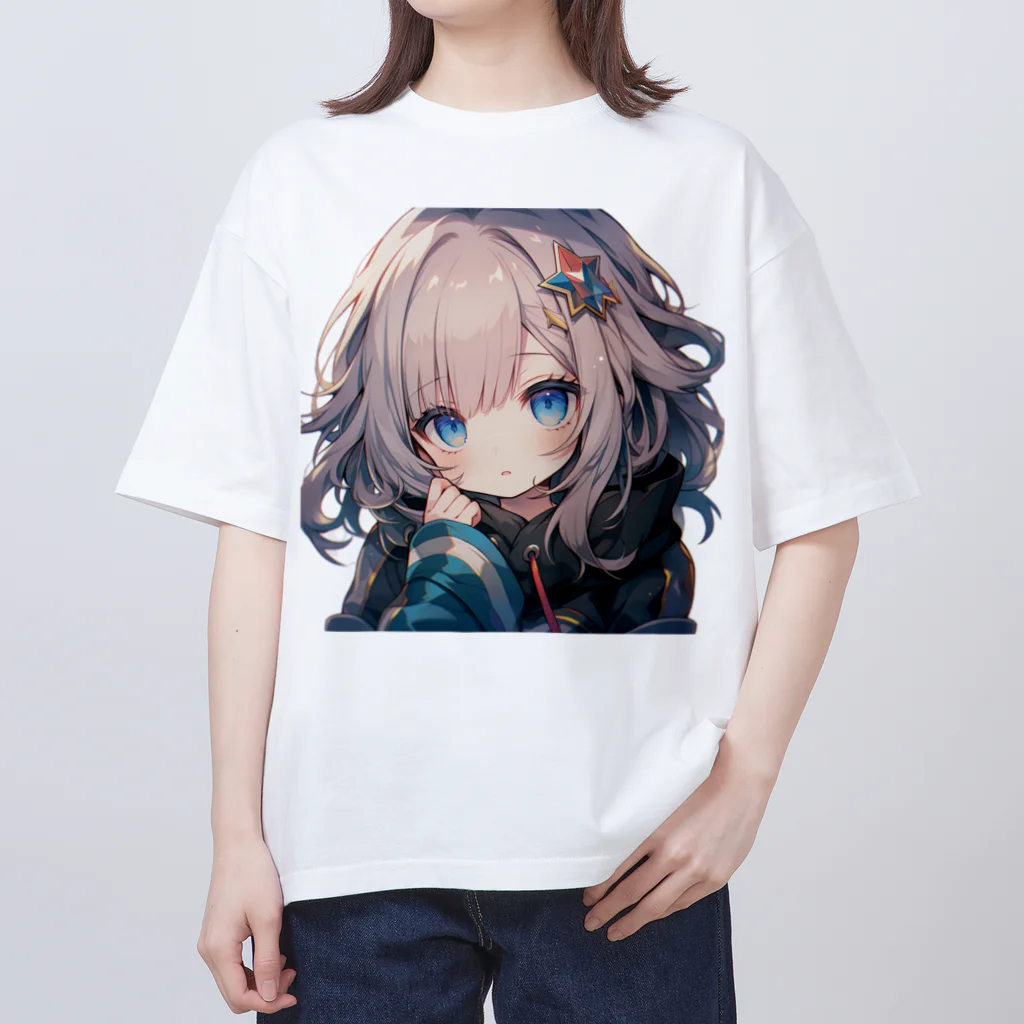 honoka_tの見つめる美少女 Oversized T-Shirt