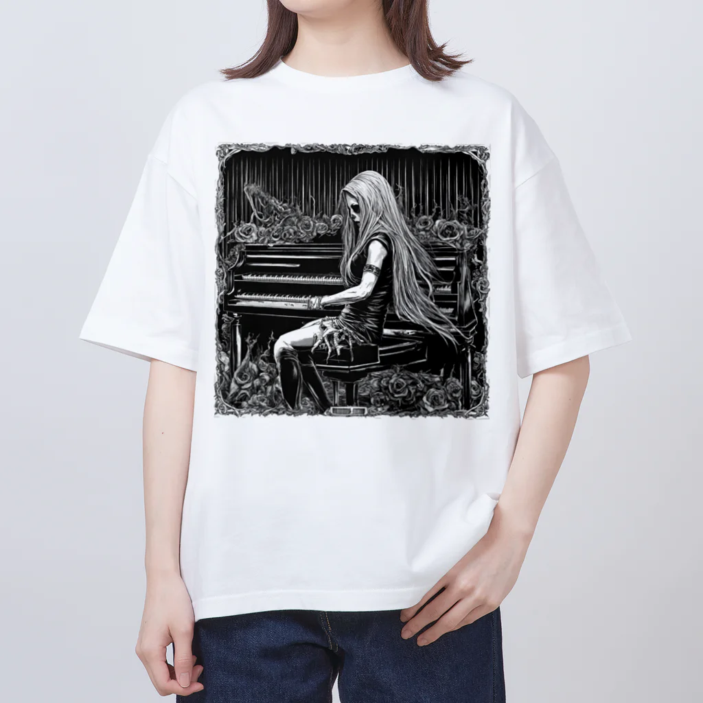 Death Metal Girls Collection ＝DMGC＝のdeath metal girl ＝strange p.f Vanessa＝ Oversized T-Shirt