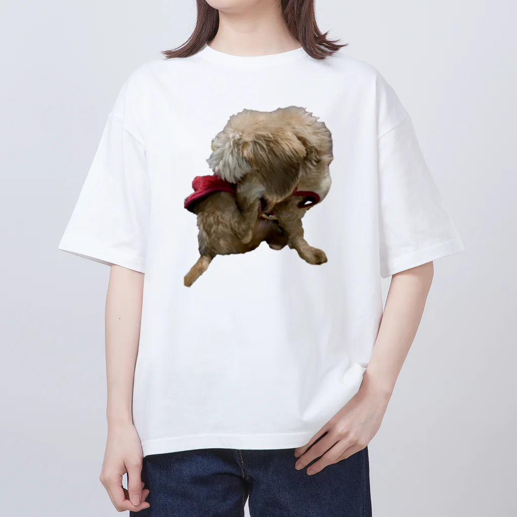 Ruice-Iceの犬　ガジガジ Oversized T-Shirt