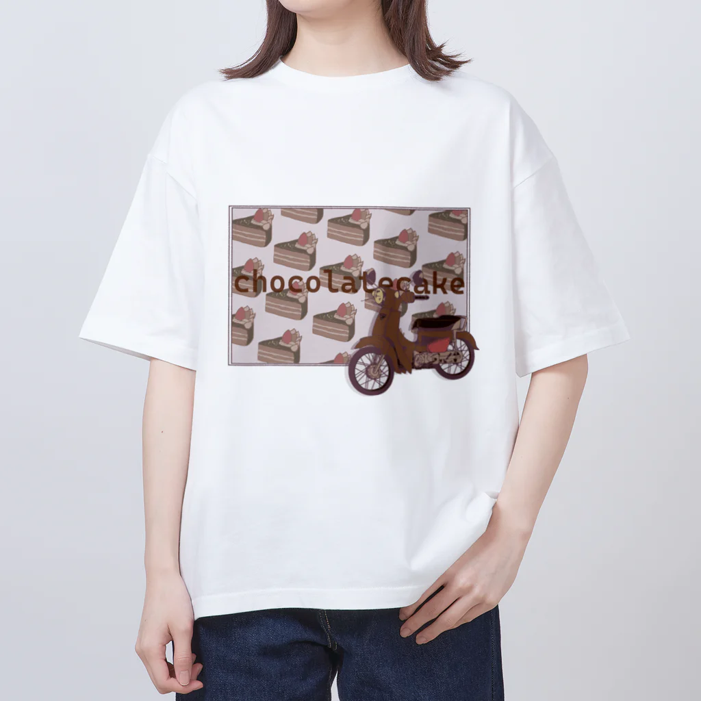 夜彩　-yasai-のsweets cab / chocolatecake オーバーサイズTシャツ