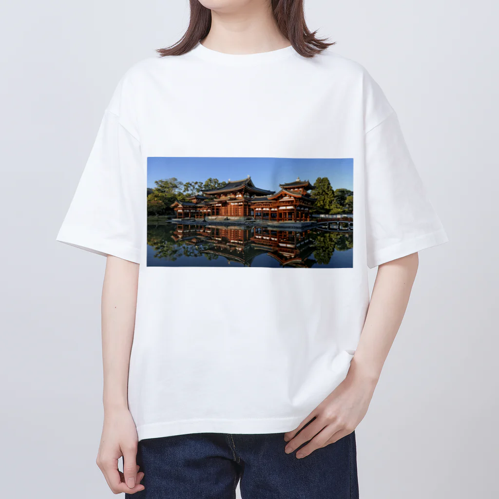 kenty0の平等院鳳凰堂君 オーバーサイズTシャツ