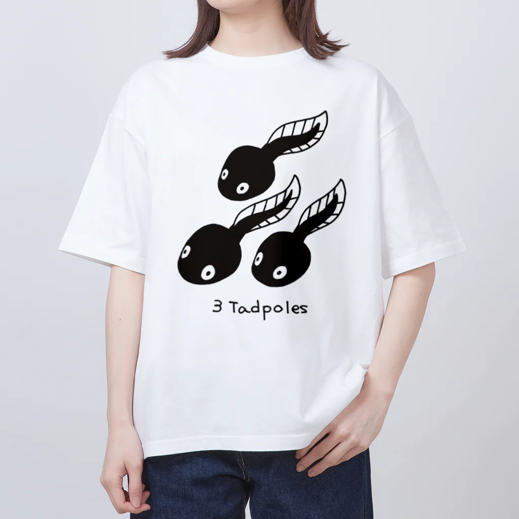 ゴハンオオモリの3Tadpoles オーバーサイズTシャツ