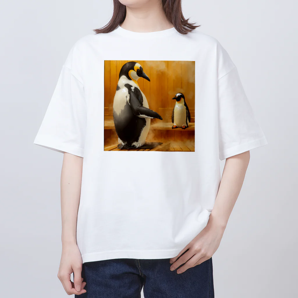 YASU_Createrの南極からサウナへ オーバーサイズTシャツ