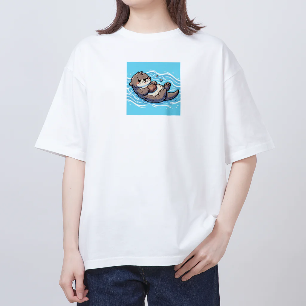 愛くるしいラッコさんのお店の愛くるしいラッコさん Oversized T-Shirt