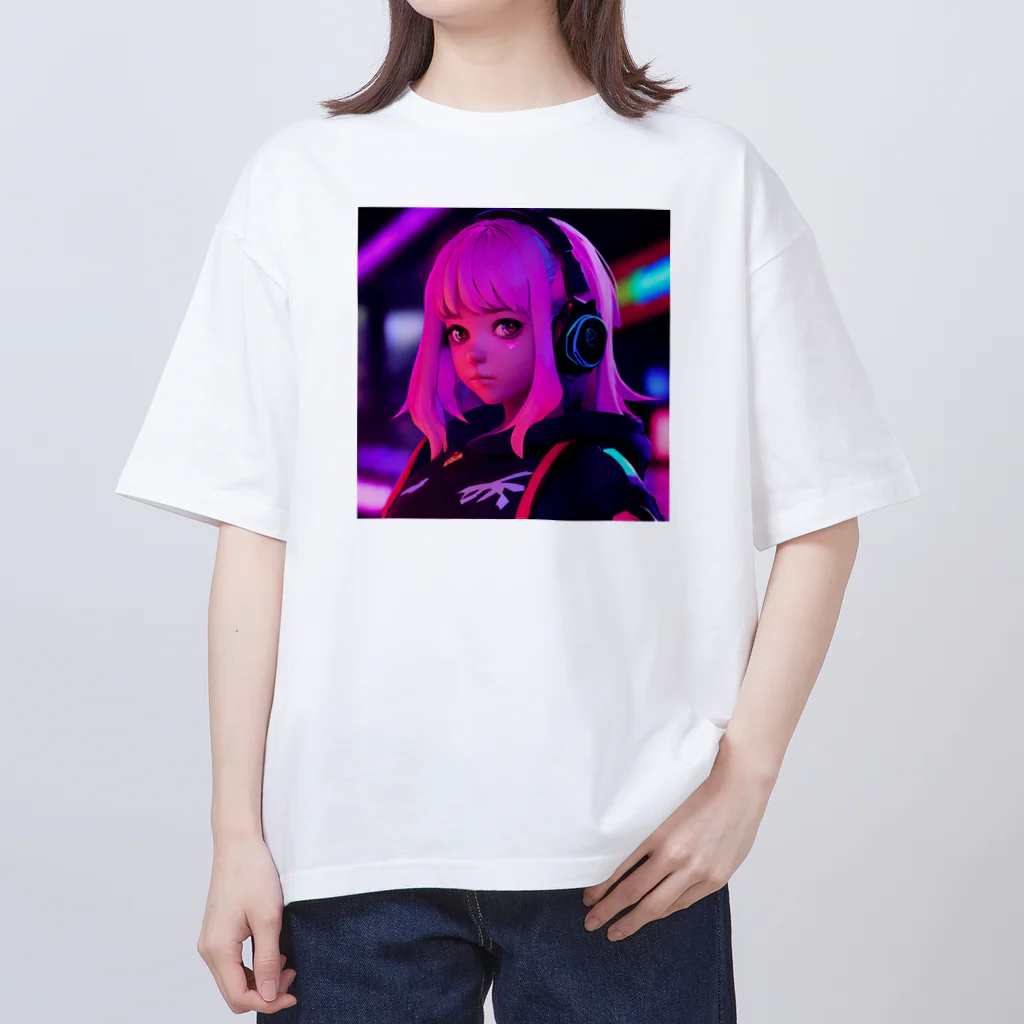 Eyiaのspace girl オーバーサイズTシャツ