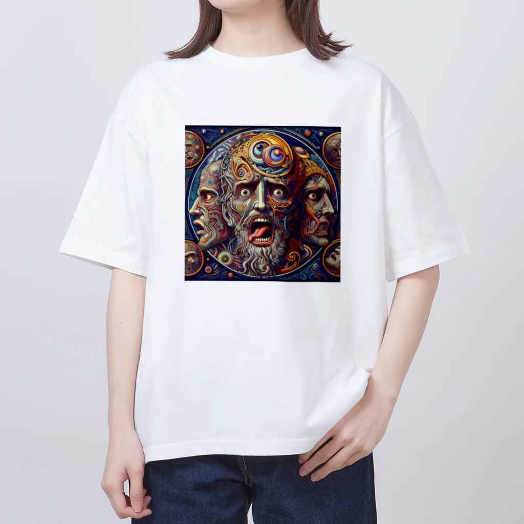 ちゃちゃぽやの21st Century Schizoid Man Oversized T-Shirt