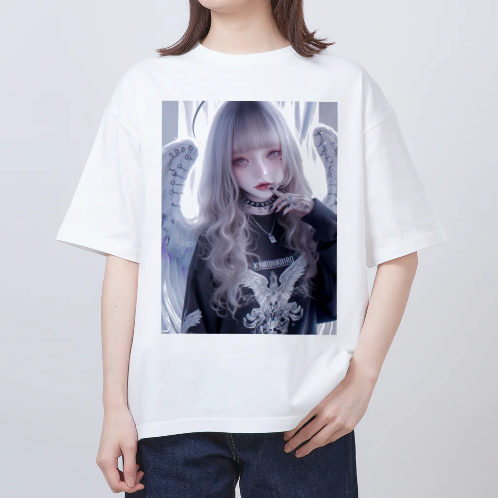 KAMIBUKROの鬼かわいい天使美女 Oversized T-Shirt