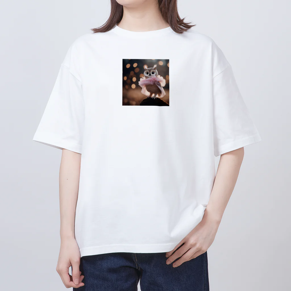 PATANOのバレリーナふくろうちゃん Oversized T-Shirt