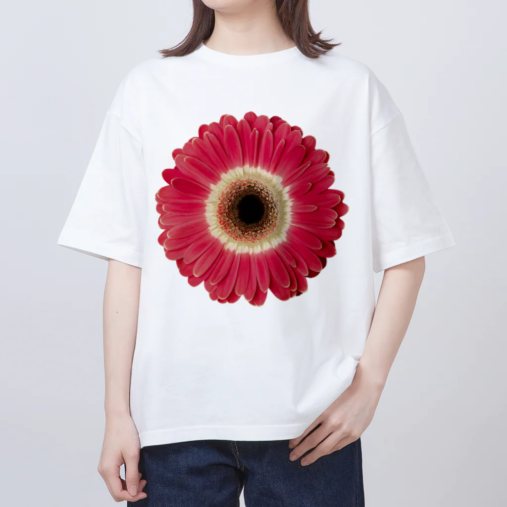 SHINZO DESIGNのガーベラちゃん【レッド】 Oversized T-Shirt