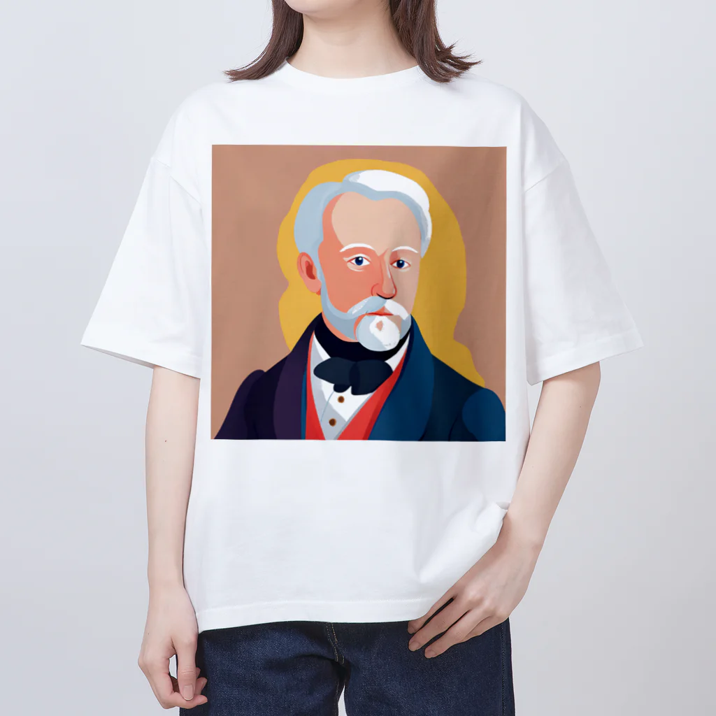ongaku-shituのチャイコフスキー氏 オーバーサイズTシャツ