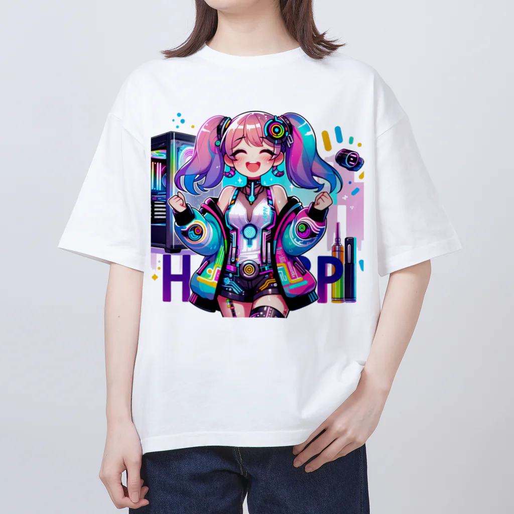 iSysのゲーミング少女ピーシースリー オーバーサイズTシャツ