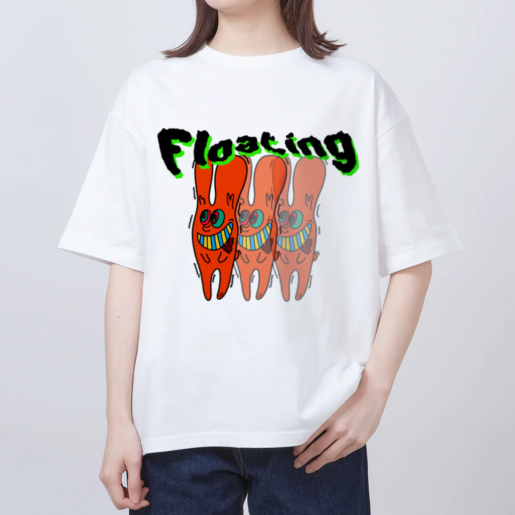 カラフル個性派動物園のfloating!!! オーバーサイズTシャツ