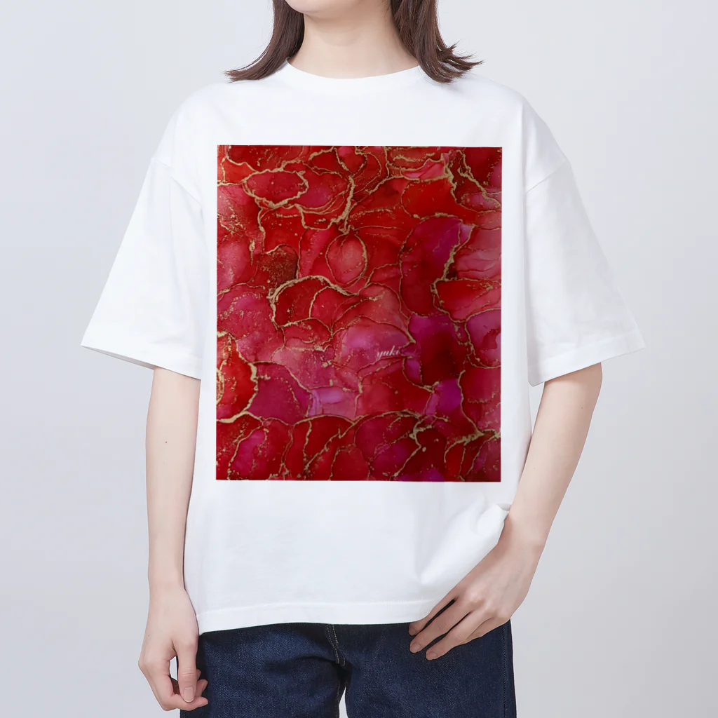 Lumi LumiのStrawberry Rose オーバーサイズTシャツ