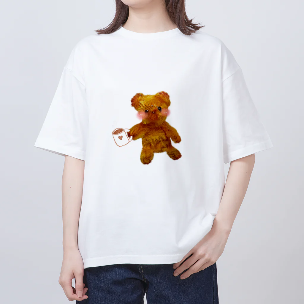 nnitdoll@なないち🧸🧶のクマのドリンクたいむ Oversized T-Shirt