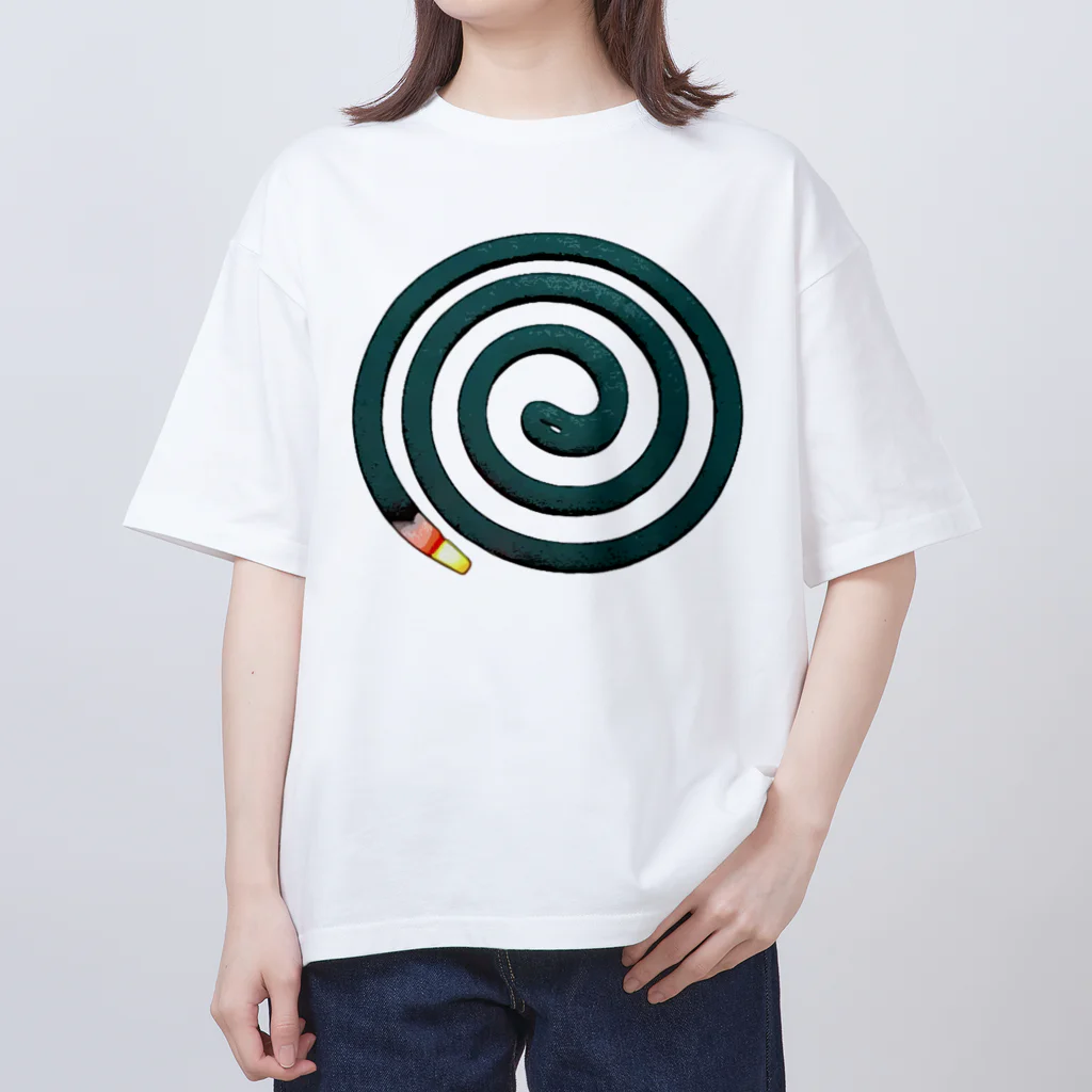 脂身通信Ｚの蚊取り線香_240214 オーバーサイズTシャツ