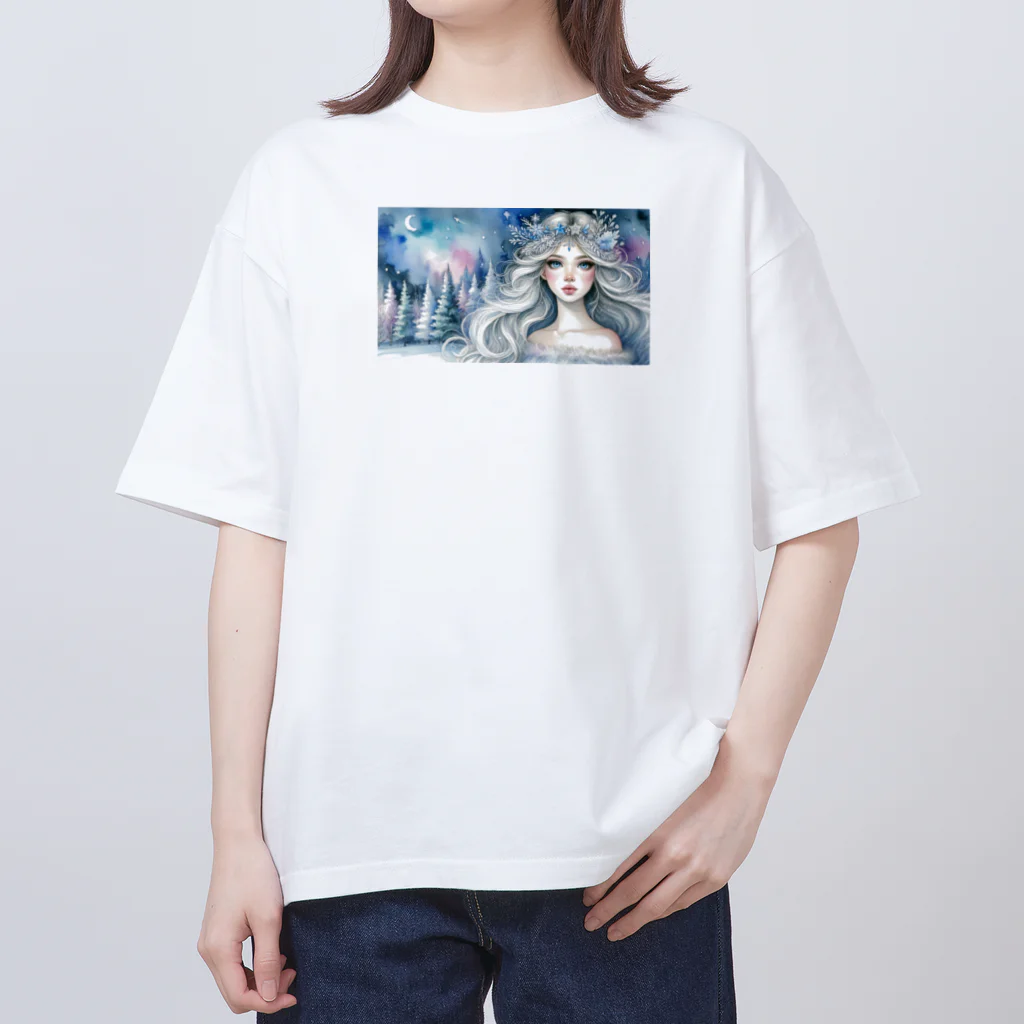 ZUCCOの氷の精霊と夜の森の秘密 Oversized T-Shirt