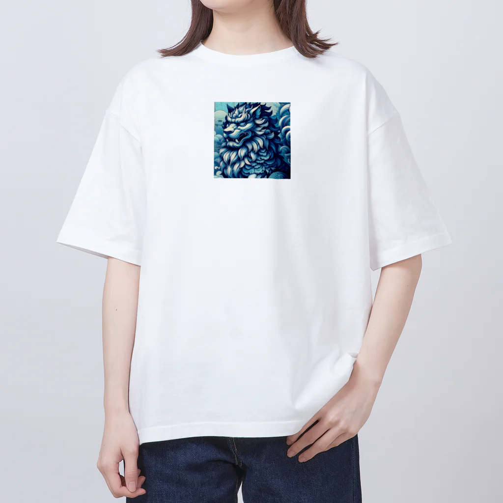 kenken-kenkenショップの青狛犬 Oversized T-Shirt