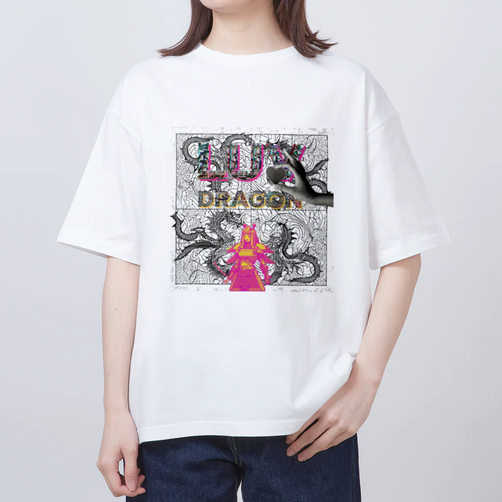 もぐおのLUV DRAGON Oversized T-Shirt