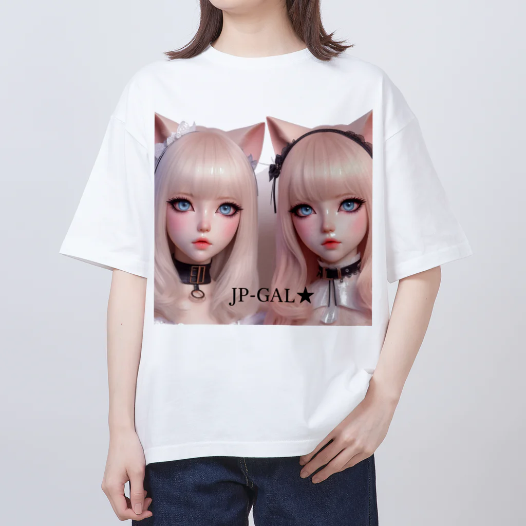 ca2432oebのJP-GAL-CAT03 オーバーサイズTシャツ