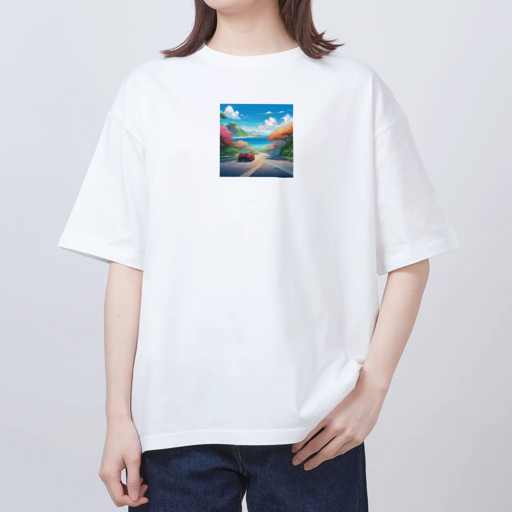 kaiminsapoのウチナー　ドライブ Oversized T-Shirt