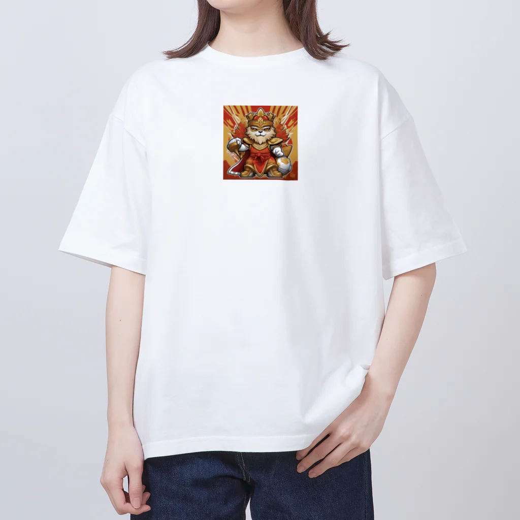 kaiminsapoのキング琉球　ビックリマン風 オーバーサイズTシャツ