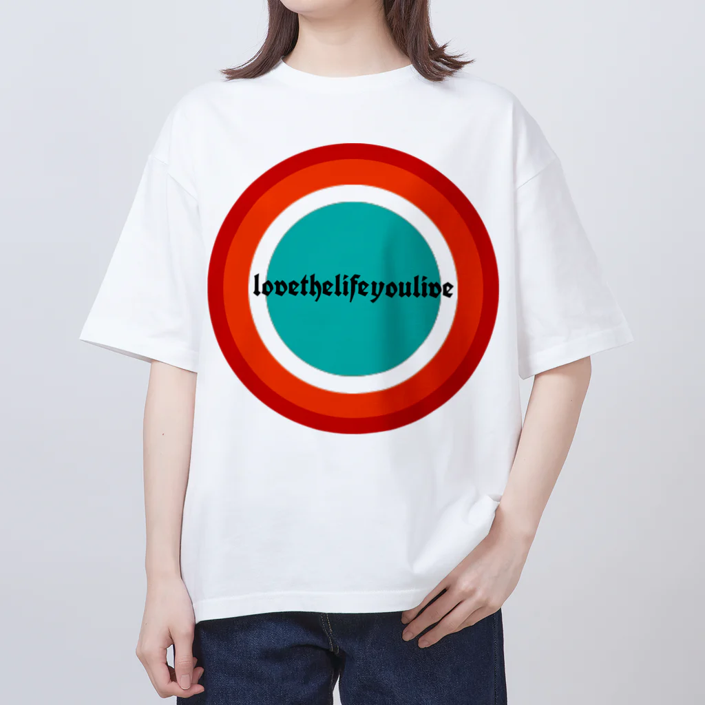 ここらいふのlovethelifeyoulive -circle- オーバーサイズTシャツ