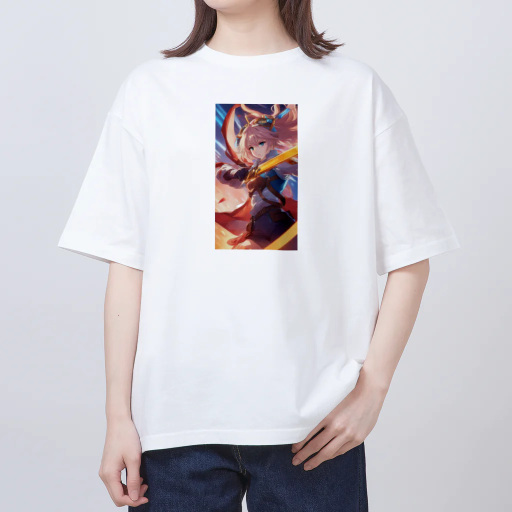 ノートニーの戦う女子 オーバーサイズTシャツ