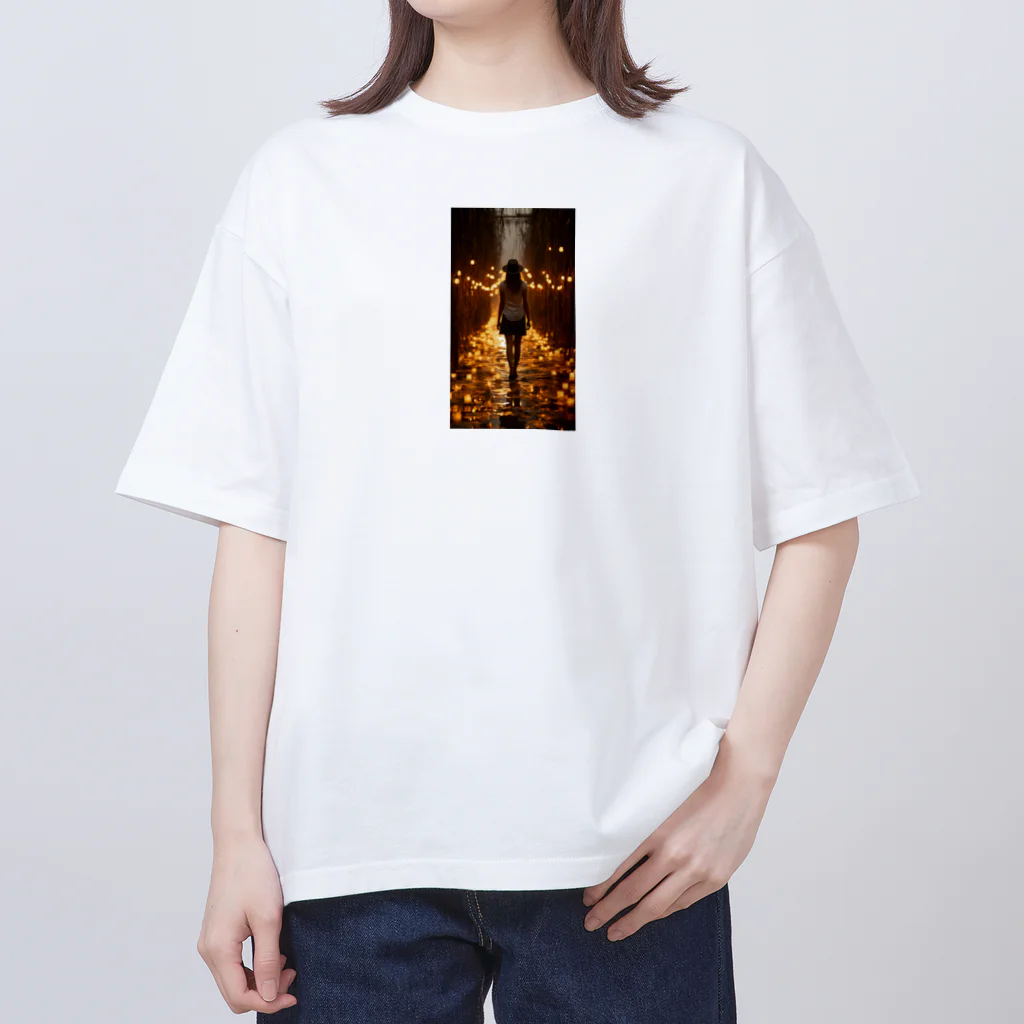 aoicanonのJourney Through the Lanterns Oversized T-Shirt