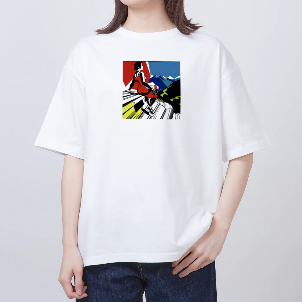 rit=ndのトレッキングLady オーバーサイズTシャツ