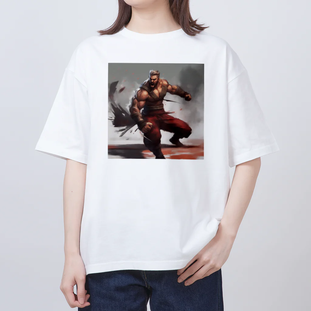 某アニメ風グッズのバトルブレイズ・バロックス Oversized T-Shirt