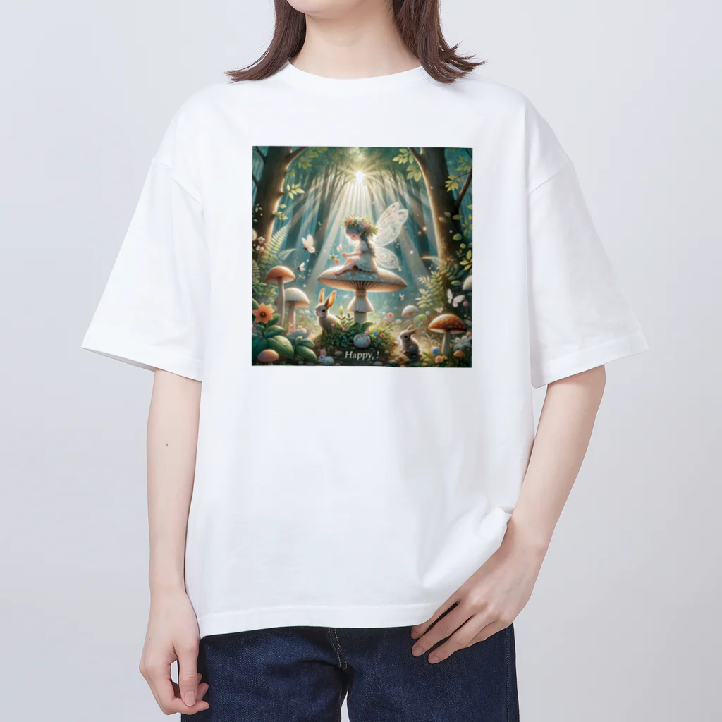 masaのハッピー妖精 Oversized T-Shirt