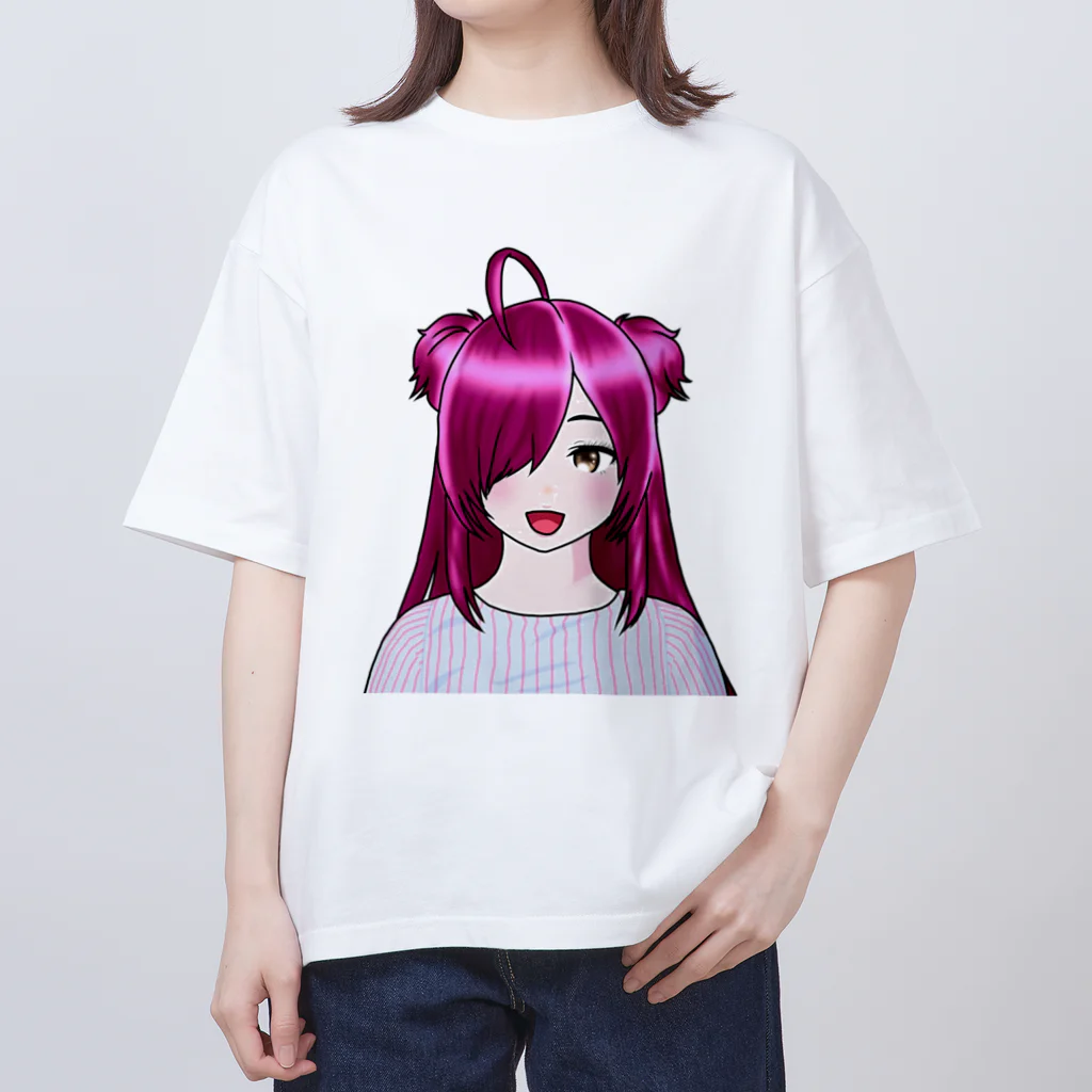 赤坂おかゆの赤坂おかゆちゃんグッズ Oversized T-Shirt