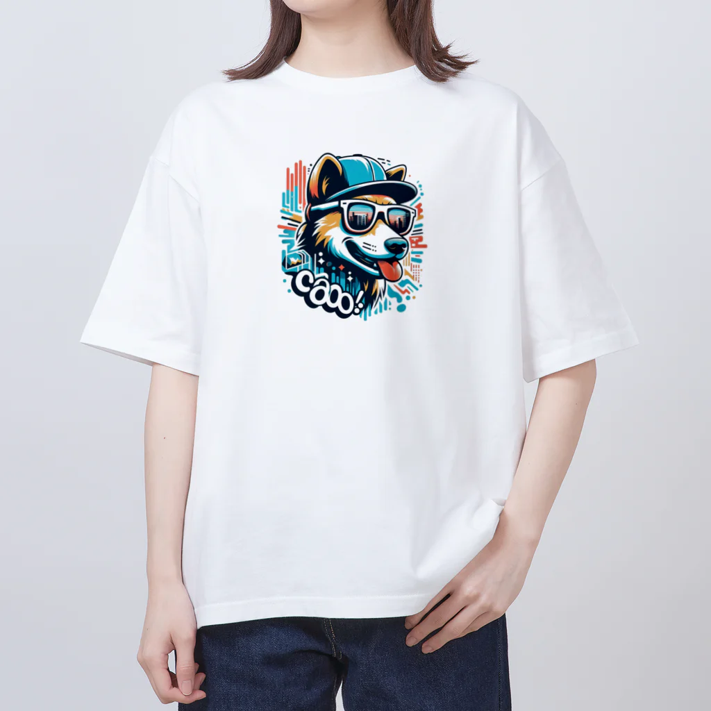 Design HarborのCool Dog Oversized T-Shirt