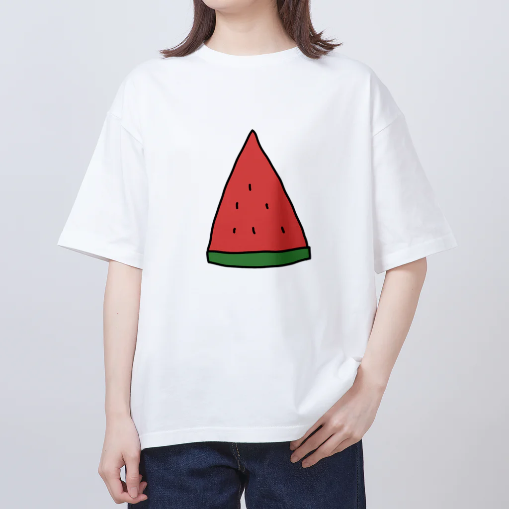 じじ販売所のすいか Oversized T-Shirt