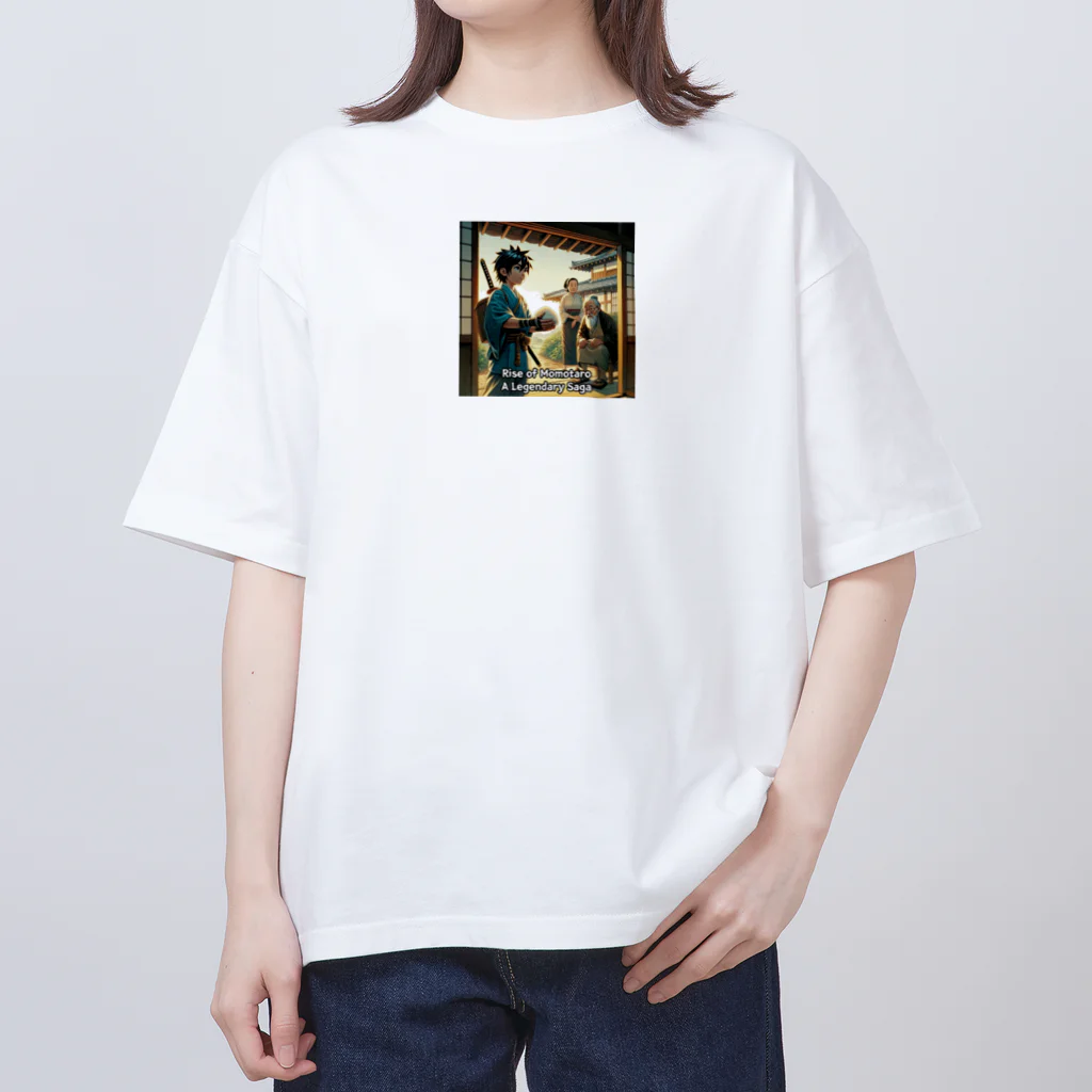 HiroLink's ShopのRise of Momotaro A Legendary Saga オーバーサイズTシャツ