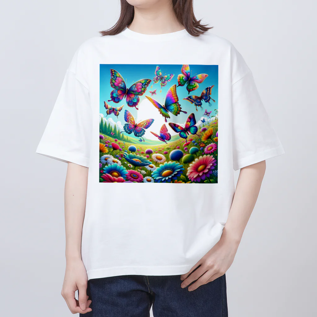 すずらん24の幸運のお花畑 Oversized T-Shirt