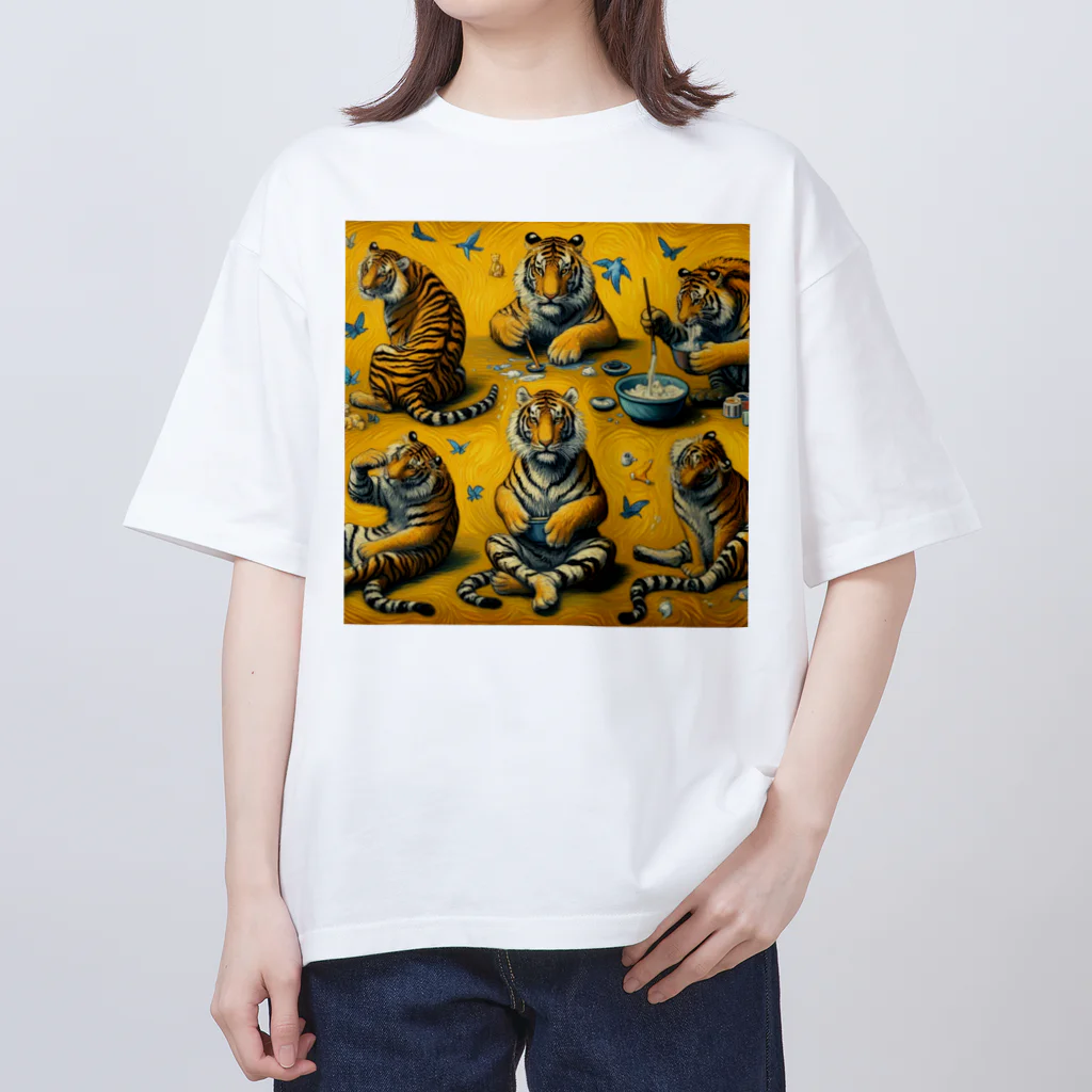 ひのえまるの虎の詰め合わせ Oversized T-Shirt