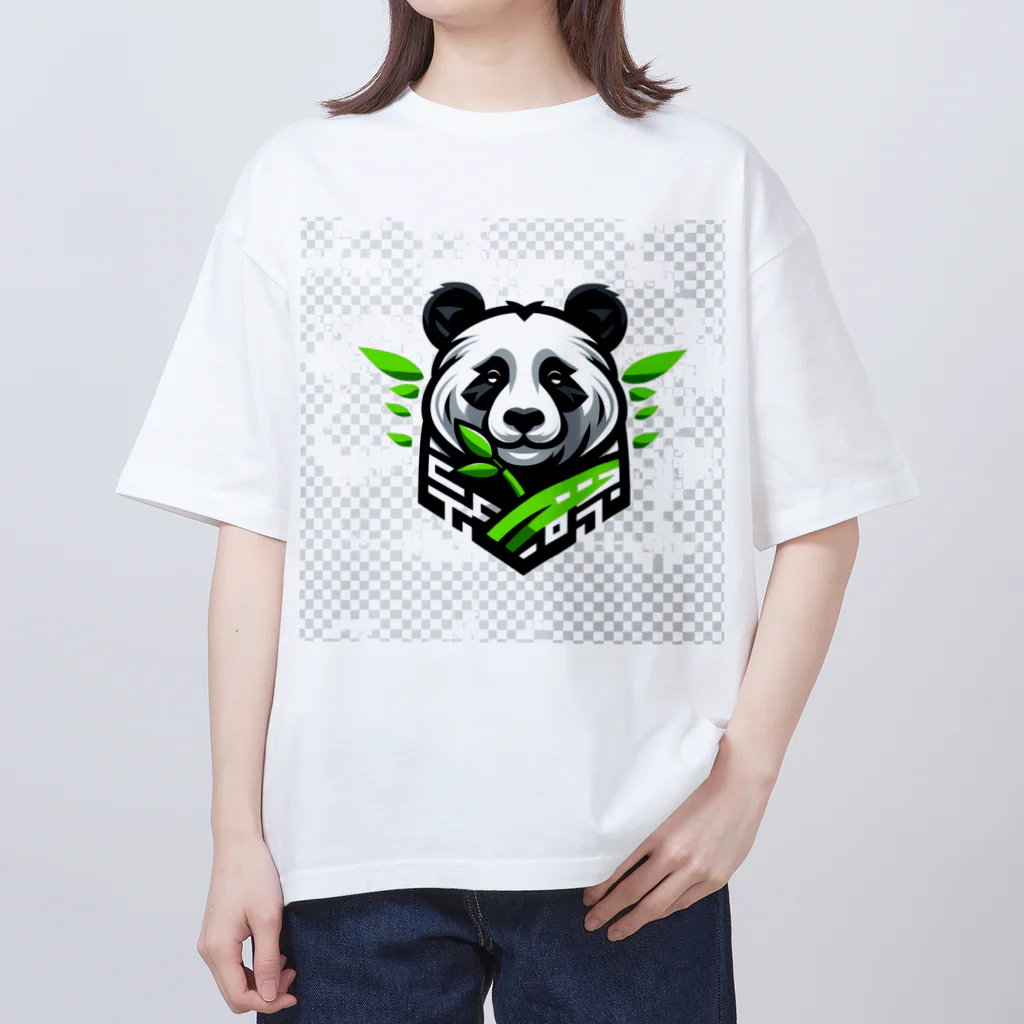 Design Harborのcool panda オーバーサイズTシャツ