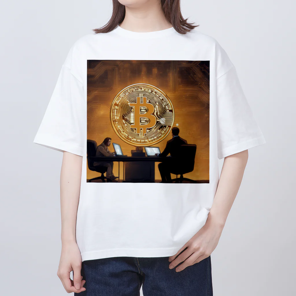 IsaRianのビットコイン会議 オーバーサイズTシャツ