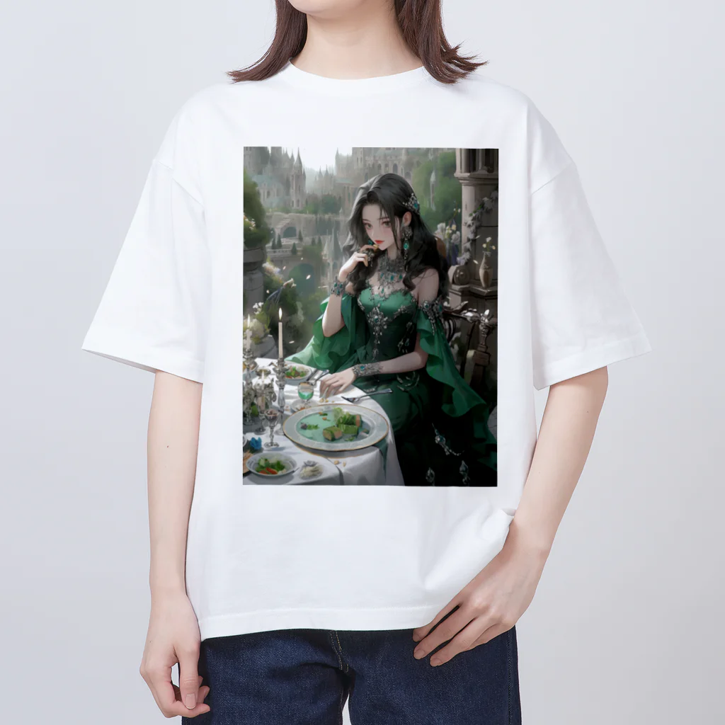 AQUAMETAVERSEの豪華客船でディナー　sanae 2074 Oversized T-Shirt