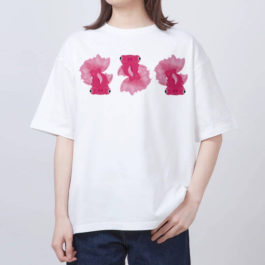 つきれうのとときん　なかよし Oversized T-Shirt