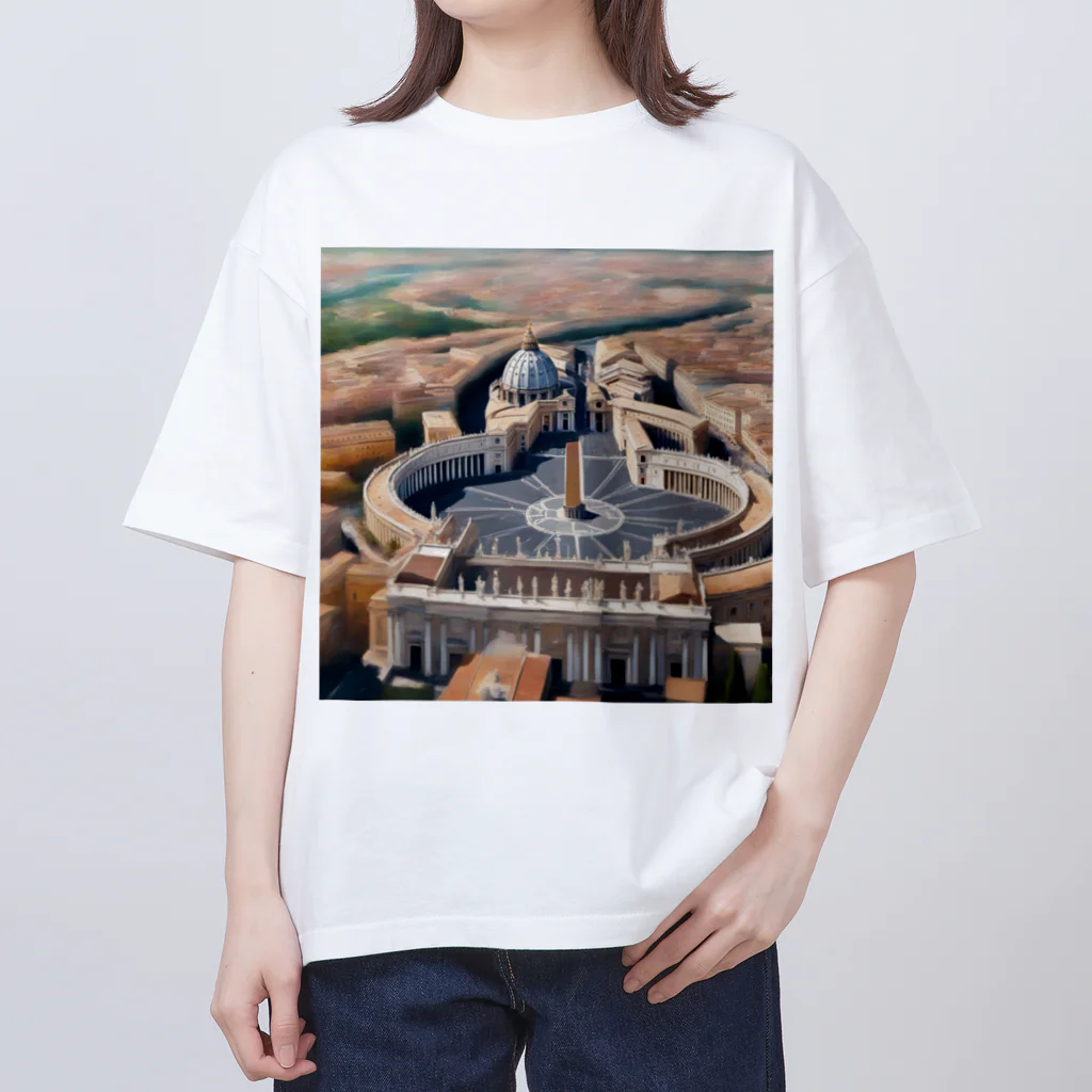 jmindのイタリアのバチカン市国 オーバーサイズTシャツ