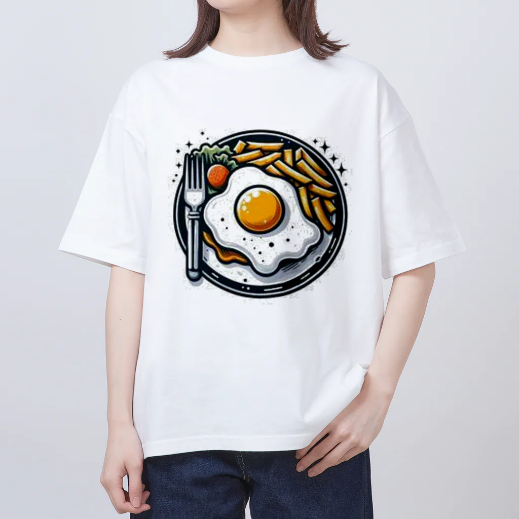 moco3-_-の目玉焼き Oversized T-Shirt