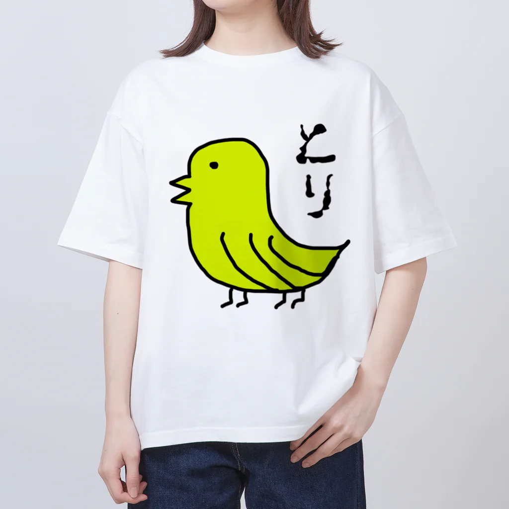 no_birdのとり オーバーサイズTシャツ