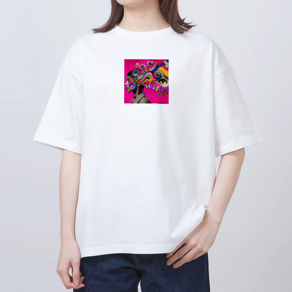 hirokikojimaの思考爆裂 Oversized T-Shirt