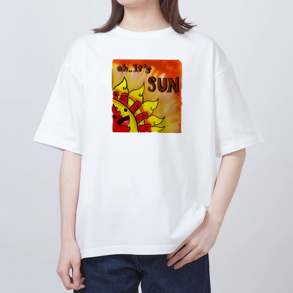 patroom(柄)のザッサン(太陽くん) Oversized T-Shirt